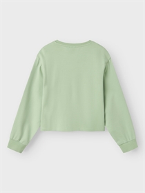 NAME IT Sweatshirt Kort Vanita Arcadian Green